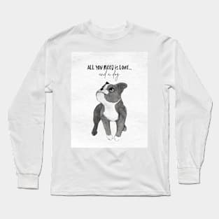 Love and Dog Long Sleeve T-Shirt